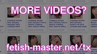 Japanese Asian Tongue Spit Face Nose Licking Sucking Kissing Handjob Charm - On touching at fetish-master.net